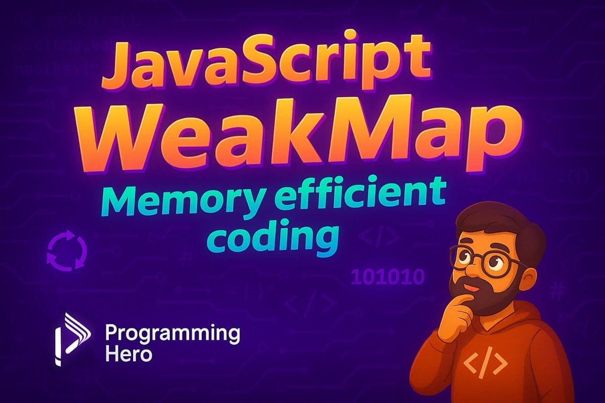 JavaScript WeakMap: মেমোরি-এফিশিয়েন্ট কোডিং